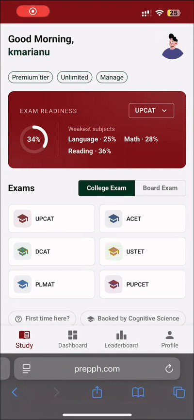 prepPH app demo